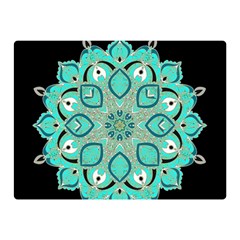 Ornate Mandala Double Sided Flano Blanket (mini)  by Valentinaart