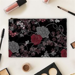 Sakura Rose Cosmetic Bag (large)  by iVelz