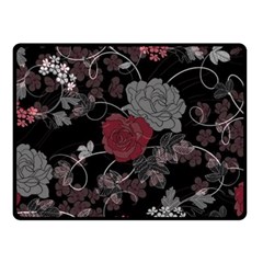 Sakura Rose Fleece Blanket (small) by iVelz