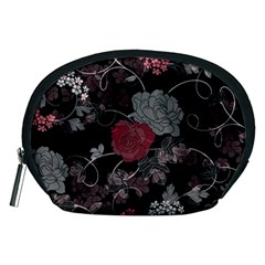 Sakura Rose Accessory Pouches (medium)  by iVelz