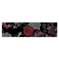 Sakura Rose Satin Scarf (oblong)