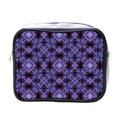 Lavender Moroccan Tilework  Mini Toiletries Bags by KirstenStar