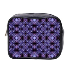 Lavender Moroccan Tilework  Mini Toiletries Bag 2-side by KirstenStar