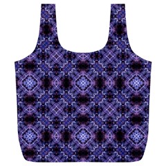 Lavender Moroccan Tilework  Full Print Recycle Bags (l)  by KirstenStar