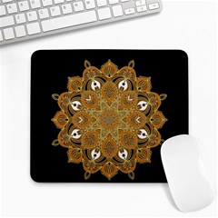 Ornate Mandala Large Mousepads by Valentinaart