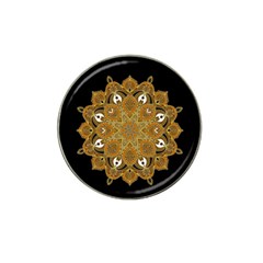 Ornate Mandala Hat Clip Ball Marker by Valentinaart