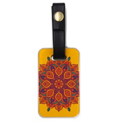 Ornate Mandala Luggage Tags (one Side)  by Valentinaart