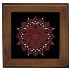 Ornate Mandala Framed Tiles by Valentinaart