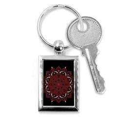 Ornate Mandala Key Chains (rectangle)  by Valentinaart