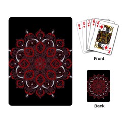 Ornate Mandala Playing Card by Valentinaart