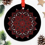 Ornate mandala Round Ornament (Two Sides) Front