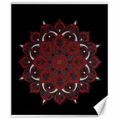 Ornate Mandala Canvas 8  X 10  by Valentinaart