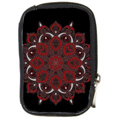 Ornate Mandala Compact Camera Cases by Valentinaart