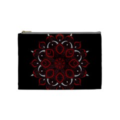 Ornate Mandala Cosmetic Bag (medium)  by Valentinaart