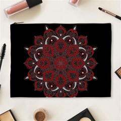 Ornate Mandala Cosmetic Bag (xl) by Valentinaart