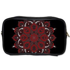 Ornate Mandala Toiletries Bags by Valentinaart