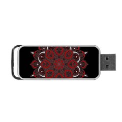 Ornate Mandala Portable Usb Flash (one Side) by Valentinaart