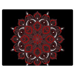 Ornate Mandala Double Sided Flano Blanket (medium)  by Valentinaart