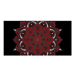 Ornate Mandala Satin Shawl by Valentinaart