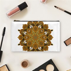 Ornate Mandala Cosmetic Bag (medium)  by Valentinaart