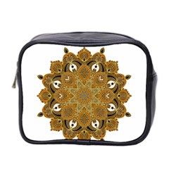 Ornate Mandala Mini Toiletries Bag 2-side by Valentinaart