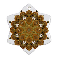 Ornate Mandala Ornament (snowflake) by Valentinaart