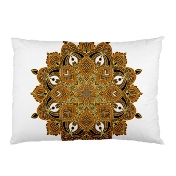 Ornate mandala Pillow Case (Two Sides)