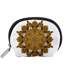 Ornate Mandala Accessory Pouches (small)  by Valentinaart