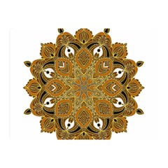 Ornate Mandala Double Sided Flano Blanket (mini)  by Valentinaart