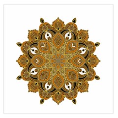 Ornate Mandala Large Satin Scarf (square) by Valentinaart