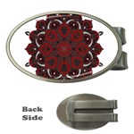 Ornate mandala Money Clips (Oval)  Front