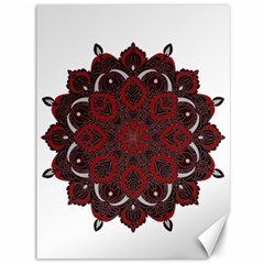 Ornate Mandala Canvas 36  X 48   by Valentinaart