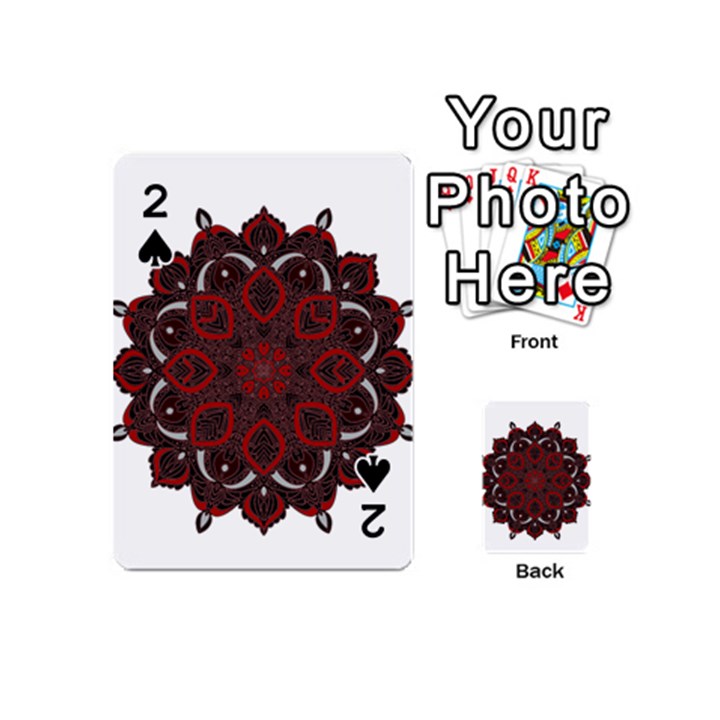 Ornate mandala Playing Cards 54 (Mini) 