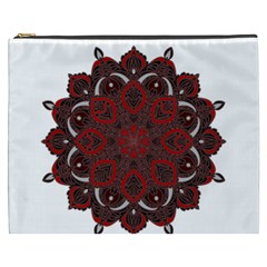 Ornate Mandala Cosmetic Bag (xxxl)  by Valentinaart