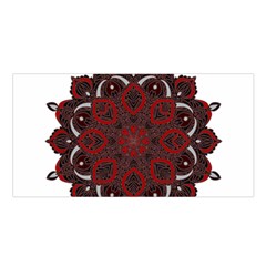 Ornate Mandala Satin Shawl by Valentinaart