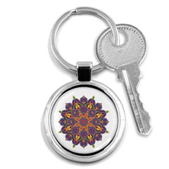 Ornate Mandala Key Chains (round)  by Valentinaart