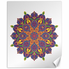 Ornate Mandala Canvas 16  X 20   by Valentinaart