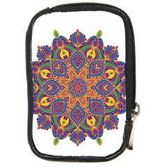 Ornate Mandala Compact Camera Cases by Valentinaart