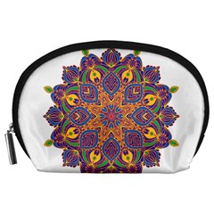 Ornate Mandala Accessory Pouches (large)  by Valentinaart