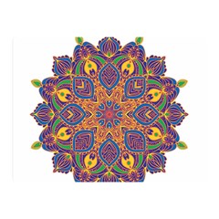 Ornate Mandala Double Sided Flano Blanket (mini)  by Valentinaart