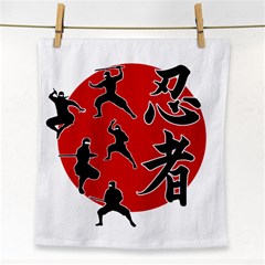 Ninja Face Towel by Valentinaart