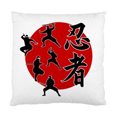 Ninja Standard Cushion Case (two Sides) by Valentinaart