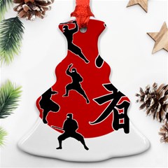 Ninja Christmas Tree Ornament (two Sides)