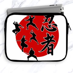 Ninja Apple Ipad 2/3/4 Zipper Cases by Valentinaart