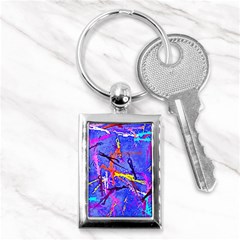 Paint Splashes                       Key Chain (rectangle) by LalyLauraFLM