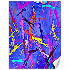 Paint Splashes                       Canvas 12  X 16  by LalyLauraFLM