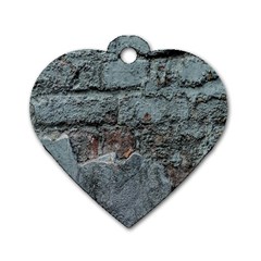 Concrete Wall                        Dog Tag Heart (one Side) by LalyLauraFLM