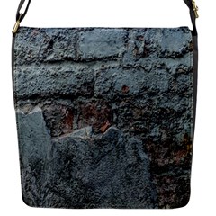 Concrete Wall                        Flap Closure Messenger Bag (s) by LalyLauraFLM