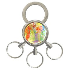 Paint Texture                        3-ring Key Chain by LalyLauraFLM