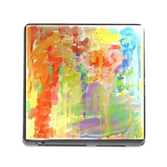 Paint Texture                        Memory Card Reader (square) by LalyLauraFLM